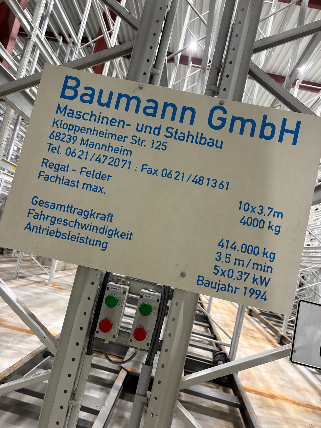 Langjährige Betreuung von Regalanlagen